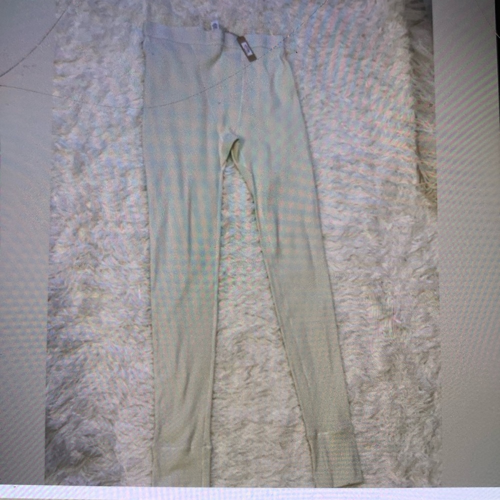 SKIMS *NWT | COTTON RIB LEGGINGS | M | BONE